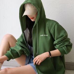 [시크폭스] [made]알루샨 베이직 코튼 후드집업