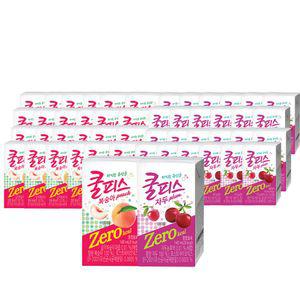 동원 쿨피스 제로 140ml 자두 24개+복숭아 24개 총 48개 과즙음료 (오늘출발) 쿨피스제로 음료수 L