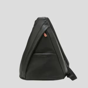 헤지스 액세서리 [ASTER] 아스터 블랙 인조가죽 슬링백 HJBA4F873BK