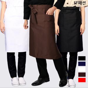 조리사 기본 허리 앞치마 유니폼 L사이즈
