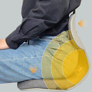 피치트렌디 허리애체어 바른자세 자세교정 좌식의자 허리보호의자 쿠션 등받이의자