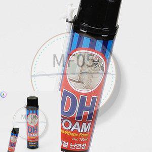 위성천상회 돼지표 우레탄폼일회용 DH 폼 750ML 1개 단열용품 충진폼 우레탄스프레이