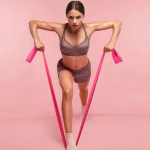 라텍스 저항밴드 근력운동밴드 전신운동 블루2단계/요가/헬스/고무/기구/운동용/고무줄/벤드/스트레칭