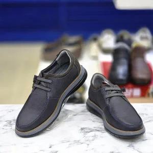 [허시파피]남성 4cm 네이비 비즈니스 세미 캐주얼 컴포트 경량 단화 3MQ571