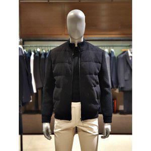 갤러리아 킨록 F/W 니팅결합 구스다운 점퍼 블랙 (TIU55)