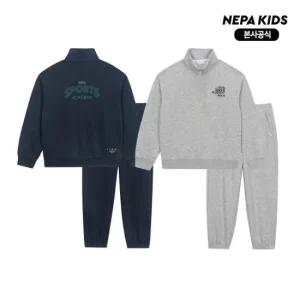 [네파키즈/택가129,000] KKE5906 에너제틱 하프집 세트 본사직영