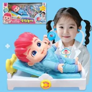 핑크퐁 베베핀 병원놀이 작동 완구 청진기 주사기 세트 장난감 어린이집 유치원 유아 조카 선물 어린이