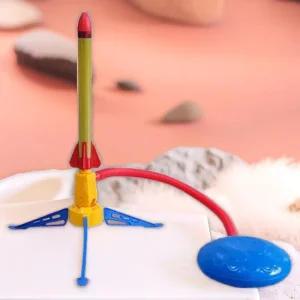 에어로켓 만들기 발로밟는 각도조절 에어펌프 발사대 공기압력 작용반작용 원리교육 과학놀이