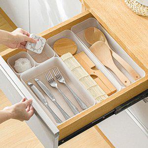 서랍 칸막이 수납 정리함 펜트리 옷장 화장대 서랍정리 트레이 5P 세트