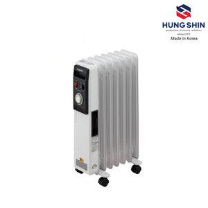 Hungshin 국내생산 전기라디에이터 2단전원 7핀 1200W 타이머형/라디에이타 라지에이터 동파방지히터