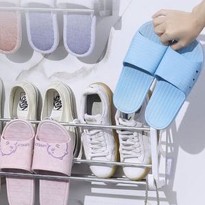 부착식 슈즈랙 무타공 실내화 거치대 좁은현관 정리