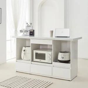 보루네오 엘리브 엘르 1500 인조대리석 홈바 테이블 서랍형 nf052