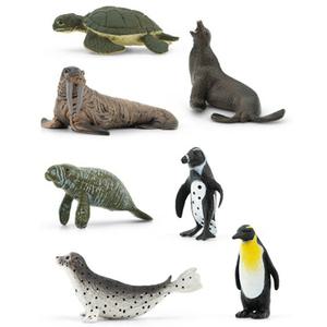 미니피규어 바다펭귄과 친구들 동물모형완구 해양동물 모형피규어