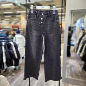 [에스핏] HC09 버튼그레이와이드데님청바지 봄가을 SJZ101FJPT45 (S29542217)