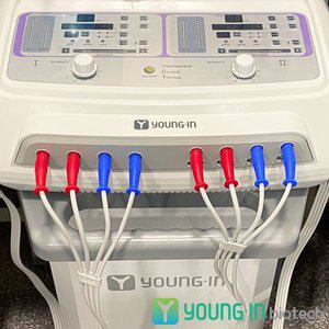 [종로의료기]영인바이오텍 국내생산 2인용 저주파자극기 IN-2300 간섭파형 병원용 간섭파치료기