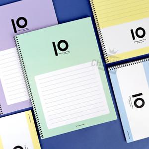 덕플러스문구 심플 10mm 스프링노트 공책 (5개 1세트)