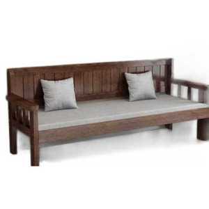 3인 벤치 4인벤치 등받이 쇼파 벤치형의자 의자 원목 레드 브라운 140x52x40 쿠션과 베개
