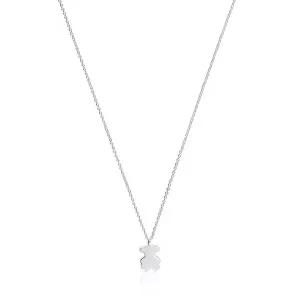 [TOUS] Short Silver Sweet Dolls Bear Motif Necklace/ 스윗돌 베어 목걸이/1004278400