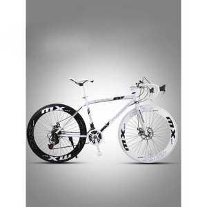 입문 로드 자전거 중학생 입문용 경량 라이딩 남녀공용 여성 블랙 등하교 바이크 24단