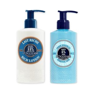 록시땅 바디케어 선물세트 시어버터 리치 로션 샤워크림 250ml