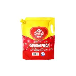 오뚜기 식당용 케찹 3.3Kg 대용량 업소용 토마토케첩/캐첩/토마토/오뚜기케？R/토마토캐첩/케첩/파우치/식당