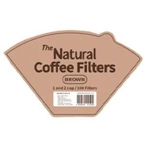 내추럴 커피 필터 2인 100p/여과지/핸드/드립/거름종이/거름망/드립백/드립백필터/종이/여과기