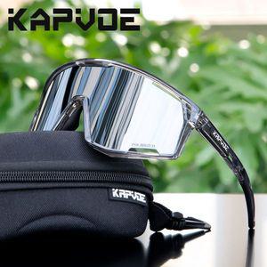 자전거 선글라스 고글 스포츠 KAPVOE 컬러 편광 사이클링 안경 남성 MTB 여성 도로 UV400 야외