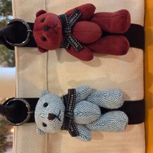 신라호텔 신라베어 버건디 브라운 갈색 곰돌이 키링