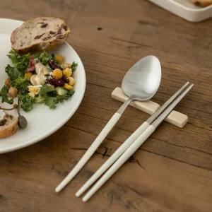 [쓰임] 마리벨 실버 2인 수저세트(3color)