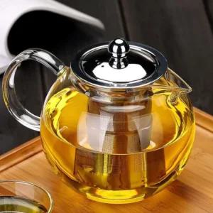 내열 유리 차포트 650ML 유리다기 녹차 차우리는도구