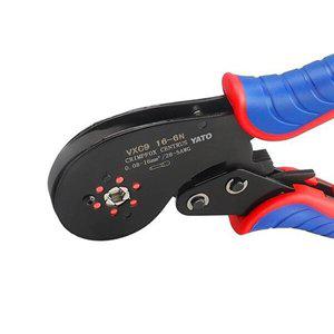 [셀러허브 1]펜홀 고급 압착기 6각 육각 페놀 페롤 단자 터미널 다용도 압착플라이어 VXC9 16-6N 야토(YAT