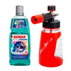 소낙스 익스트림 폼 인베이젼 1L+맥스샤인 폼랜스 SET