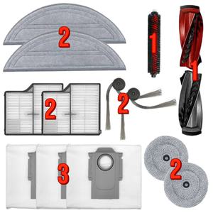 [호환] 로보락 S9 MaxV Ultra 맥스브이 울트라 걸레 필터 먼지봉투 브러쉬 부품