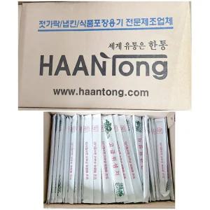 나무 젓가락 고급 종이 450입/일회용/미니/스푼/나무젓가락/벌크/젖/가락/친환경/숟가락/청송/대나무