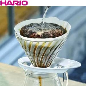 하리오 V60 글라스 드리퍼 커피 드립퍼 핸드드립 1-4인용 VDGR-02