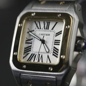 맹자엄마/까르띠에/산토스/엑스라지/남성용/오토메틱/사파이어글라스/904L풀바디