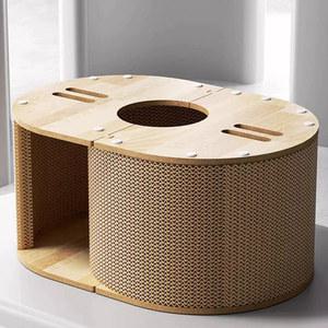 개과천선 어몽드 타이디 고양이 스크래쳐 하우스 숨숨집 원목 스크래치 고양이 스크레처 반려묘