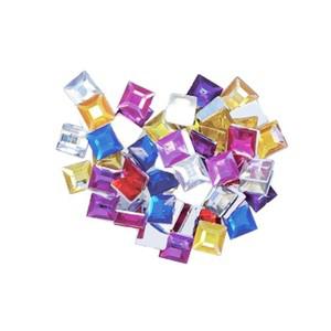 큐빅 B-05) - 반짝큰사각 큐빅 반짝이 보석 꾸미기재료 머리핀만들기