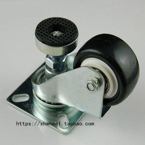 끌차 우레탄바퀴 1 2인치 4개세트 무소음 가구용 헤비듀티 PVC 용 안전브레이크