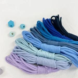 컬러 우동끈 1m 마크라메 재료 민자로프 5mm