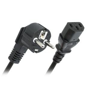 KC인증 파워케이블 1.5M AC 220v PC컴퓨터 전원선 모니터 어댑터 접지 전기코드 3구 일자형 ㄱ자형 아답터