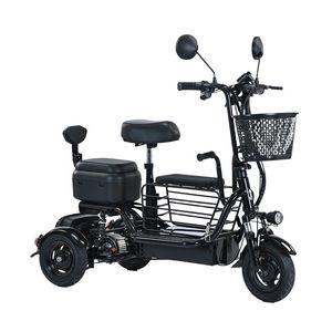 세발 전기자전거 삼륜 안전 인용 다용도 배달용 배달 경량 25년형 20Ah 500W 전동자