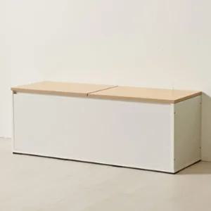 하단 수납장의자 2인벤치 위로여는수납박스 1200