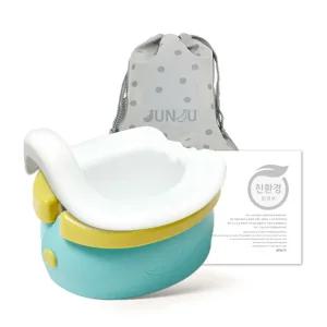 [국내생산] 준주 바나나 휴대용 유아 아기변기 접이식 캠핑 휴대용변기