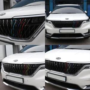 카니발4세대 라디에이터 그릴 튜닝 스티커 차량 실외 익스테리어 카악세사리 시트지 용품