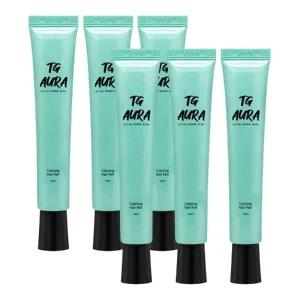 타투그리모 아우라 두피 물들임 에센스 흑갈색 30mlX6개