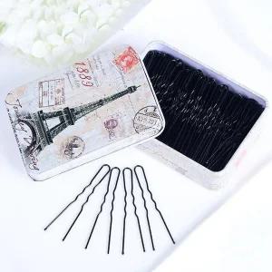 파리지엔 실핀 200p세트(U자형)/집게핀/헤어/클립/머리/꽂이/소품/고정핀/머리핀/미용핀/잔머리/여아/고급