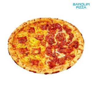 [반올림피자] 레드 반반 피자(L)