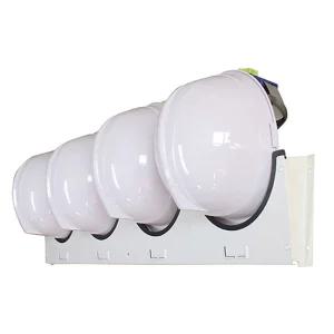 스틸 안전모 거치대 안전모 걸이대 보관함 정리함 4구