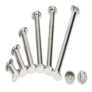 평 볼트 너트 연결 머리 가구용 니켈 잠금 조립식 와샤 커넥팅